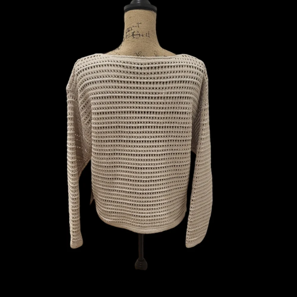 Nwt Joie cream knit sweater size medium - Picture 2 of 8